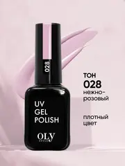 OLYSTYLE Гель-лак для ногтей тон 028 нежно-розовый