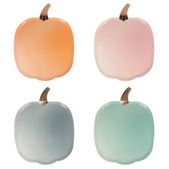 Тарелки фигурные, Тыква 