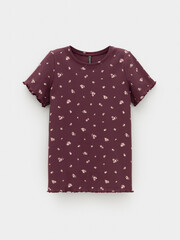 фуфайка  для девочки  КР 302814/бордовый 1411 Н068.1 к653