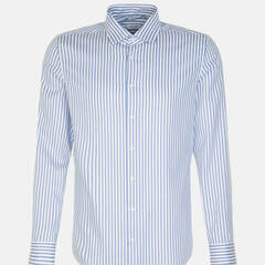 Сорочка мужская Seidensticker Shaped Fit 01.843550-13 в синюю полоску