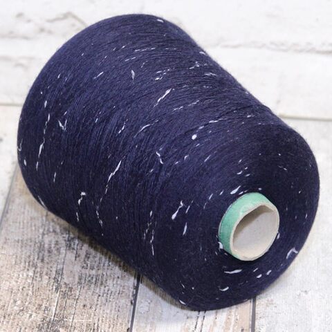 Твид с кашемиром CHANEL MACAO 2/38 темно-синий