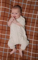 1730-221 Песочник вязаный клетка (молочный)