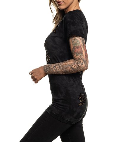 Affliction | Футболка женская ETERNAL WREATH AW21785 левый бок