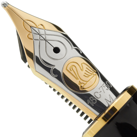 Ручка перьевая Pelikan Souverän® M 800, Black and Green, B (995720)