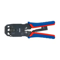 Инструмент для опрессовки штекеров типа Western чернёные 200 мм Knipex 97 51 12 SB