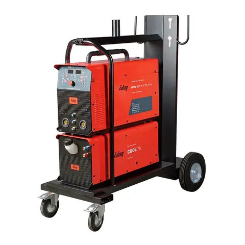 Инвертор сварочный Fubag INTIG 400 T W AC/DC PULSE + горелка FB TIG 450W 4m + переходник + модуль охлаждения + тележка