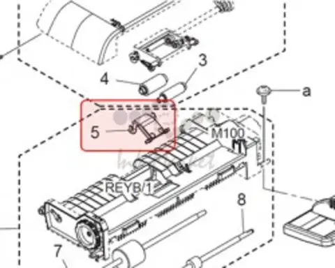 Тормозная площадка Konica Minolta pad assy A0HFPP1500
