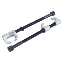 МАСТАК (100-05300) Стяжка амортизаторных пружин, 300 мм, кованная, одинарный крюк, 2 предмета