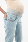 Джинсы для беременных (BOYFRIEND) 14772 голубой