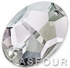 Стразы пришивные "Asfour Crystal" №505, р. 2,4х1,5 см