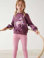 Джоггеры для девочки Next A83-345, Розовый