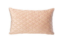 Подушка декоративная 30х50 Garda Decor с вышивкой Чешуйки розовая 70SW-20250