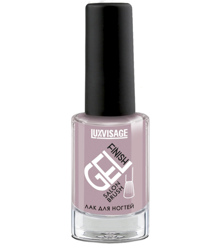 Gel finish Лак для ногтей тон 34светло-сиреневый 9г Lux Visage