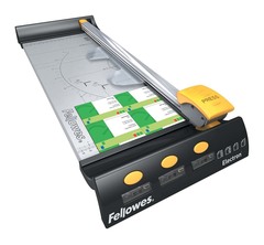 Резак дисковый Fellowes ELECTRON A3, 10 листов., SafeCut™, 4 картриджа: прямой, биговка, пунктир, волна), SafeCut™Guide