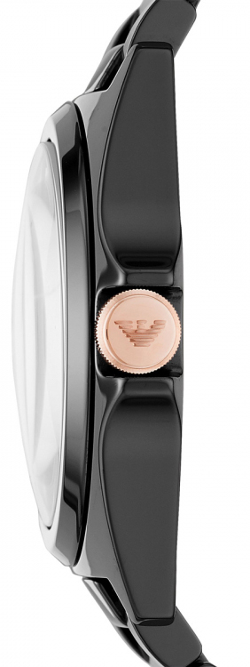 emporio armani black bracelet watch ar70003