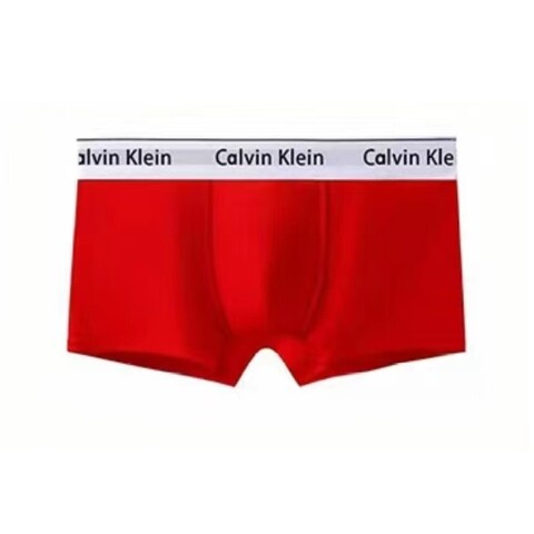Мужские трусы боксеры красный Calvin Klein 3651-8