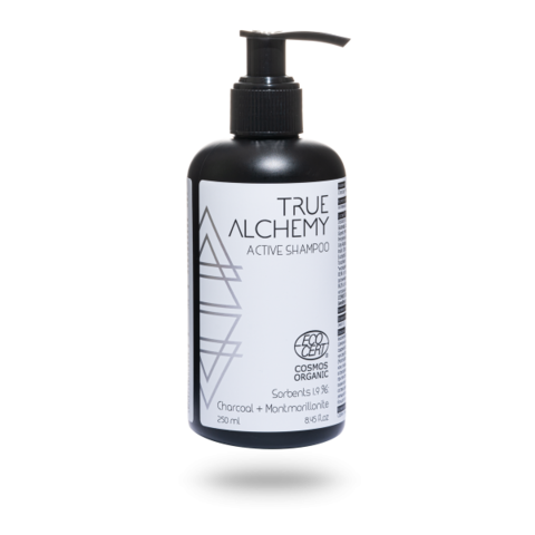 Активный шампунь «Active shampoo Sorbents 1.9%: Charcoal + Montmorillonite», 250 мл, True Alchemy