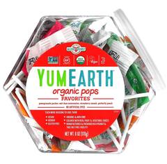 YumEarth органические леденцы на палочке, 170 г (6 унций)