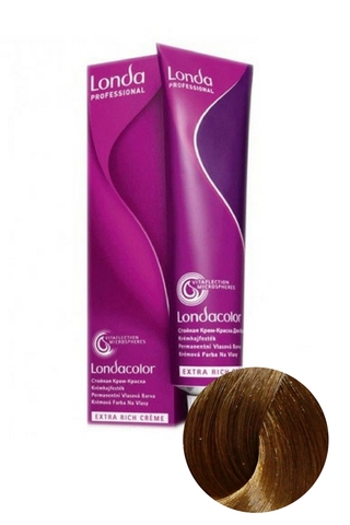 Стойкая крем-краска для волос LondaColor 8/07 Светлый блонд натуральный коричневый, Londa Professional, 60 мл