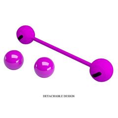 Лиловые вагинальные шарики KEGEL BALL III - 