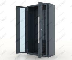 Шкаф инструментальный металлический, двери со стеклом, 13.9002, серия 