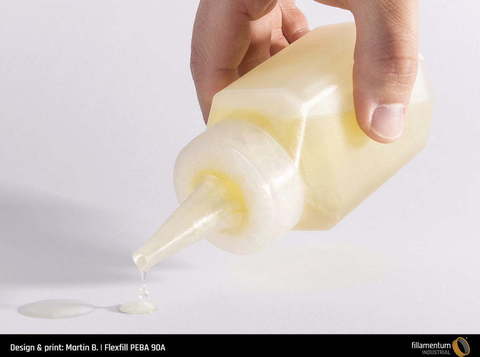 Пластик для 3D-принтера Fillamentum Flexfill PEBA 90A Natural