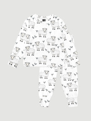Пижама Mjölk Овечки, на манжетах