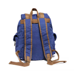 Винтажный рюкзак из ткани Virginland VIR-51 blue