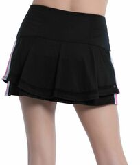 Теннисная юбка Lucky in Love Prep It Up Long Icon Flip Skirt - black