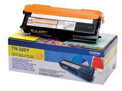 Тонер-картридж TN-320Y yellow для Brother HL-4150CDN, 4570CDW, MFC-9460CDN, 9465СDN, DCP-9055CDN (1500 стр)