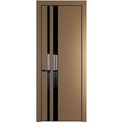 Межкомнатная дверь эмаль Profil Doors 20PA перламутр золото со вставкой