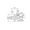 TECE 49070699 Угловой вентиль Schell Comfort 1/2” х 3/8”