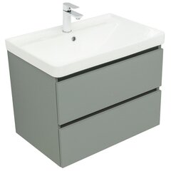 Aquanet 337960 Тумба Вега 2.0 70 2 ящ. цв.мисти грин (337960) фото