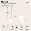 Подвесной светильник Maytoni Basic form MOD321PL-01W1