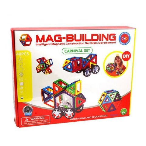 Магнитный конструктор Mag-Building 48 деталей Carnival GB-W48