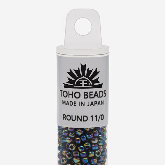 Японский бисер TOHO Round 11/0 (№86), металлизированный, непрозрачный глянцевый