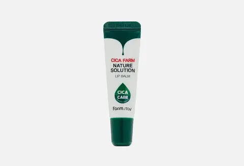 Farmstay Восстанавливающий бальзам для губ с центеллой Cica Farm Nature Solution Lip Balm