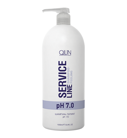 OLLIN service line шампунь-пилинг рн 7.0 1000мл/ shampoo-peeling ph 7.0