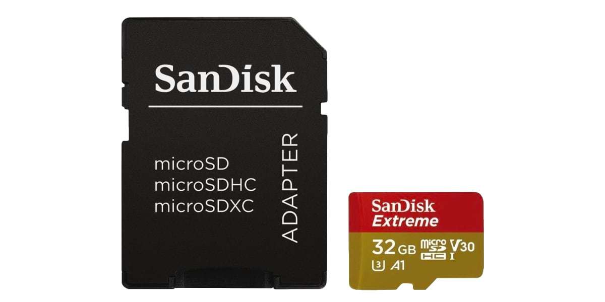 Флеш карта SanDisk microSDHC 32GB Class 10 UHS-I A1 V30 U3 Extreme 100MB/s