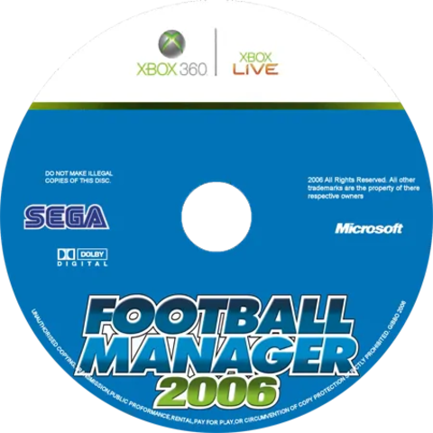 Football Manager 2006 [Xbox 360]