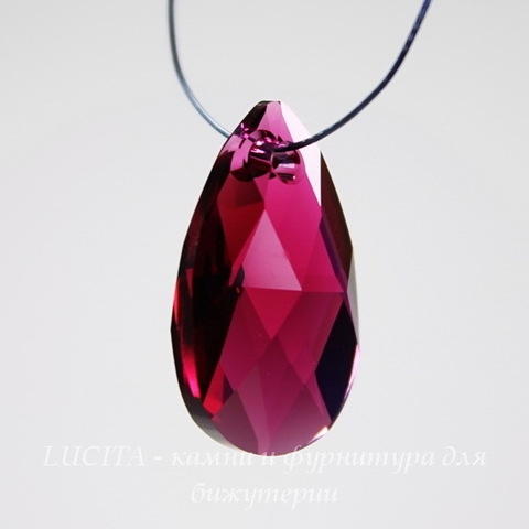6106 Подвеска Сваровски Капля Ruby (16 мм)