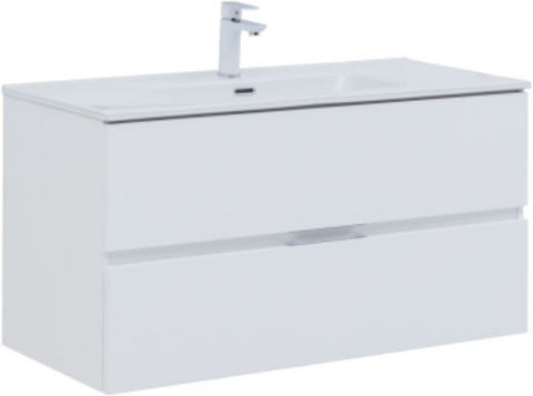 Aquanet 277518 Компл.2 - Тумба Алвита new 100 цв.белый матовый (277518)