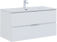 Aquanet 277518 Компл.2 - Тумба Алвита new 100 цв.белый матовый (277518) фото