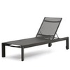 Canutells Алюминиевый шезлонг с черной отделкой