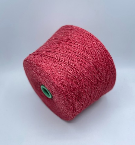 Filcom (пр.Италия), art-Giglio 2/11 550м/100гр.50%Шелк, 30%Лен, 20%Кашемир цвет-Брусника меланж арт.34644