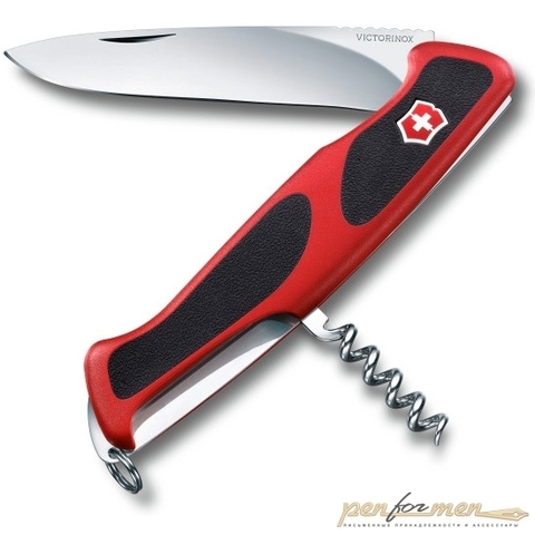 Нож перочинный Victorinox RangerGrip 52 130мм 5 функций красно-чёрный (0.9523.C)