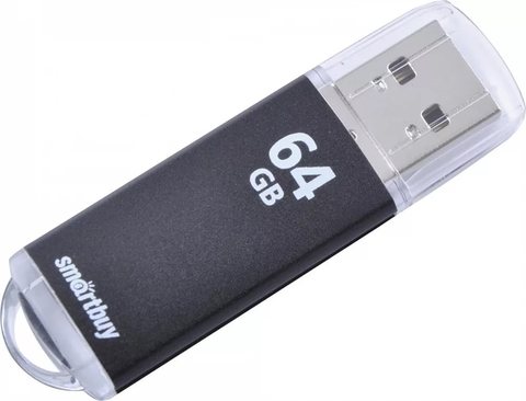 64GB USB-флеш накопитель SMARTBUY V-CUT черный