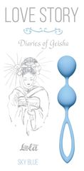 Голубые вагинальные шарики Diaries of a Geisha - 
