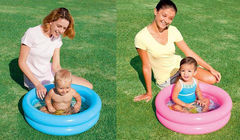 Детский надувной бассейн Bestway  2-Ring Kiddie 51061, 61 х 15 см