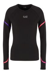 Женская теннисная куртка EA7 Woman Jersey Sweatshirt - black